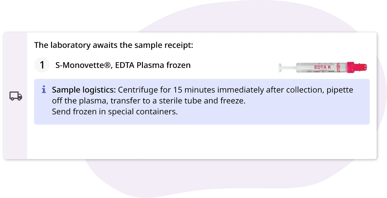 Collection of preanalytical information for reliable sample processing